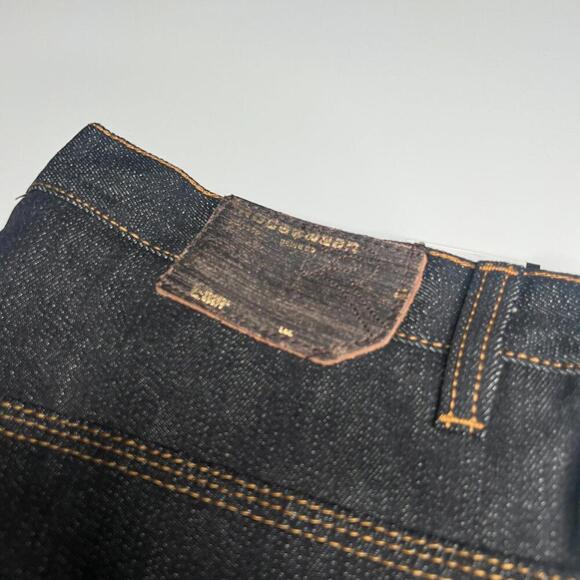 rocawear men’s denim shorts 38 raw black miami embroidered metallic thread y2k - Picture 3 of 11